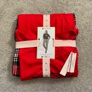 Victoria’s Secret Flannel Long Tee-Jama 2pc set
